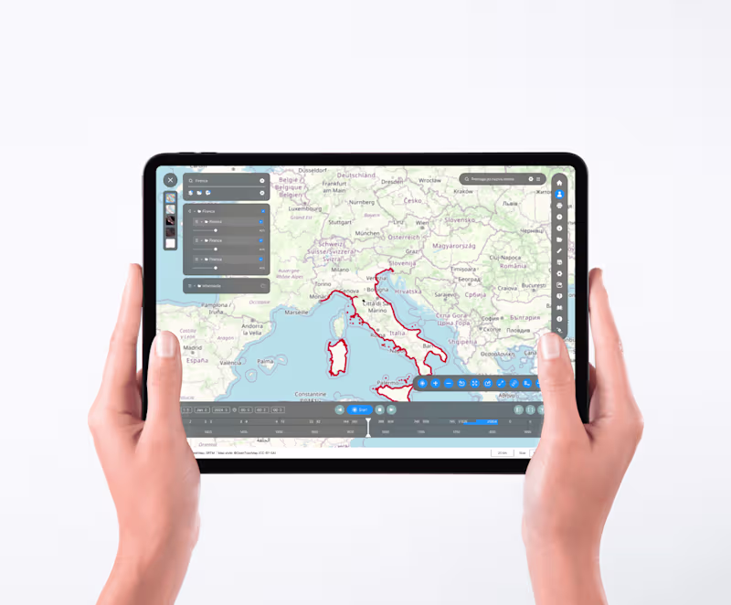 Cover image for GIS Logistic Application - Desktop & Tablet