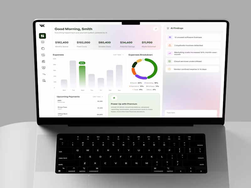 Cover image for AI Expense Intelligence Dashboard