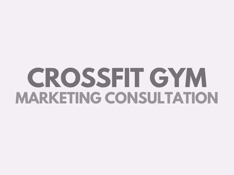 Cover image for Crossfit Gym Marketing & Operations Assistance