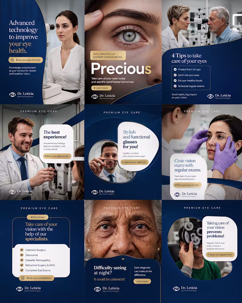 Cover image for Premium Eye Care Social Media Campaign