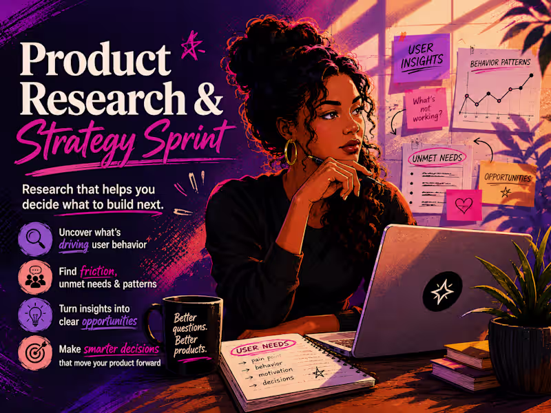 Cover image for Product Research & Strategy Sprint