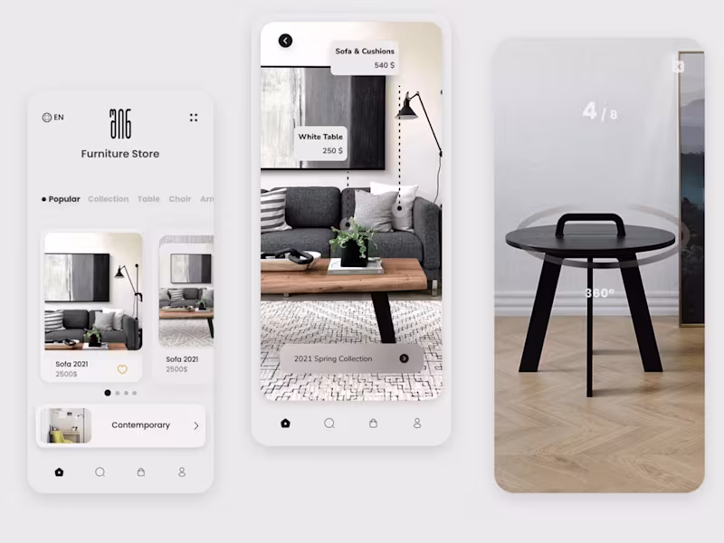 Cover image for Furniture Store Ui