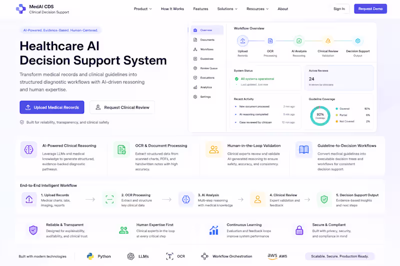 Cover image for Healthcare AI-Based Decision Support System
Architected