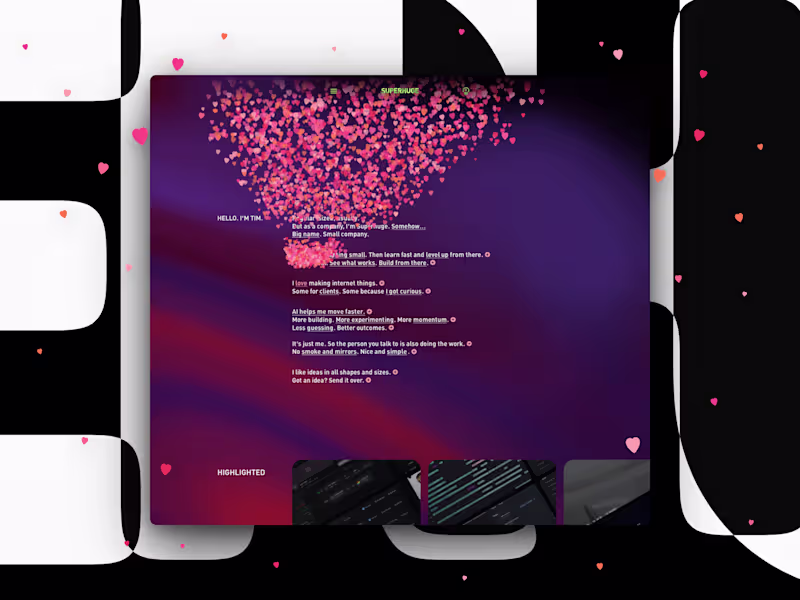 Cover image for Website design & development