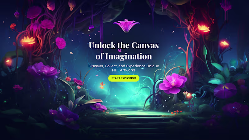 Cover image for NFT Homepage design