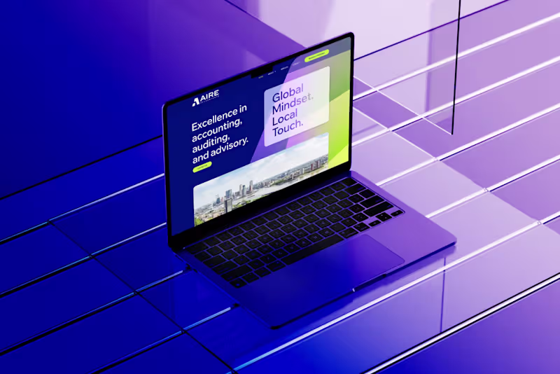 Cover image for AIRE Accountants - Branding & Web Design