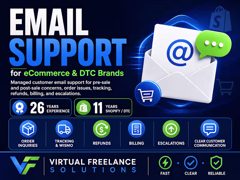 Cover image for eCommerce Email Support