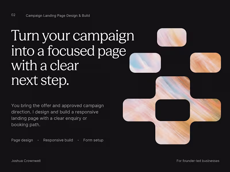 Cover image for Campaign Landing Page Design & Build