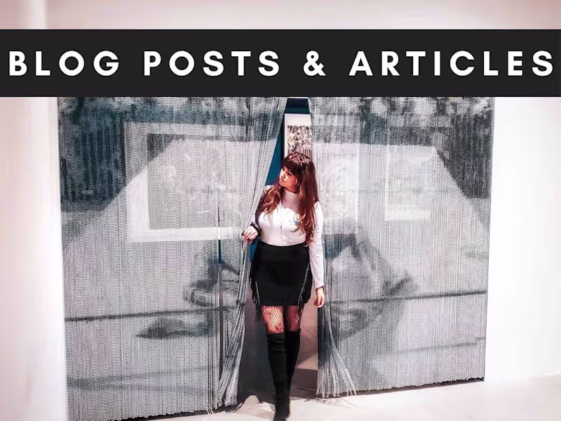 Cover image for Blog Posts & Articles About Art