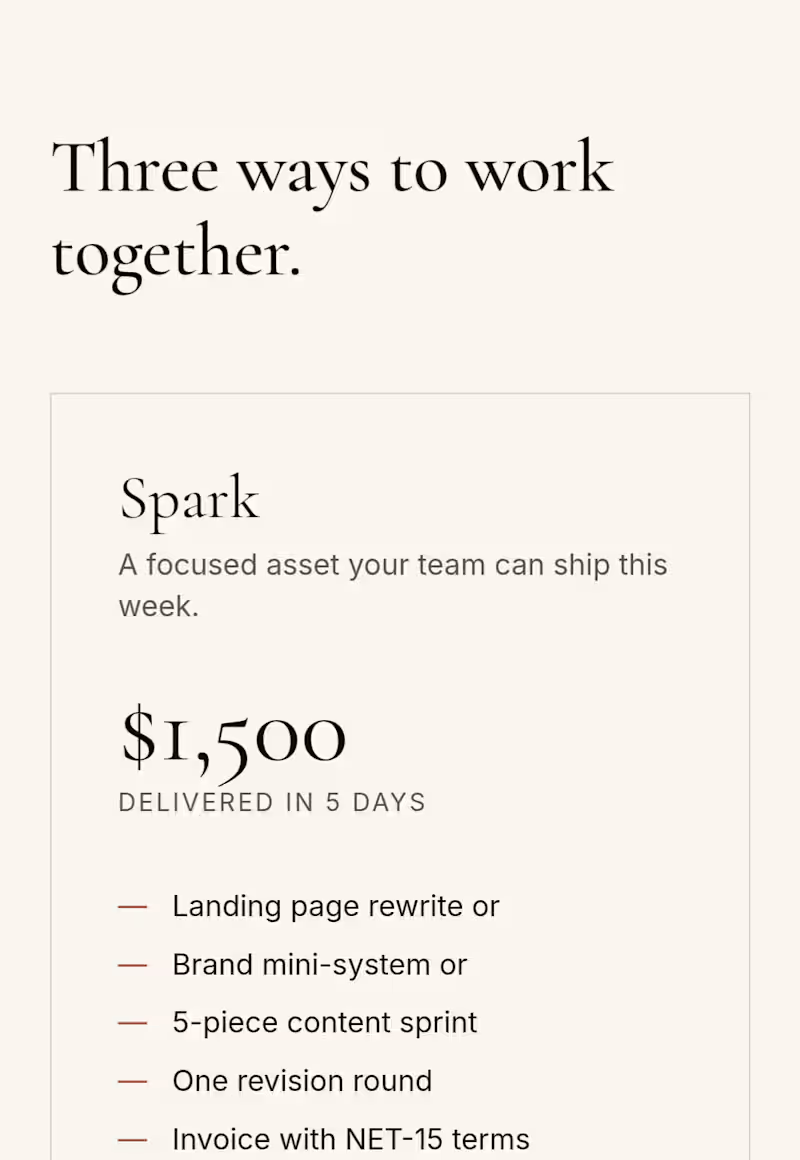 Cover image for Spark — Brand, Landing Page,