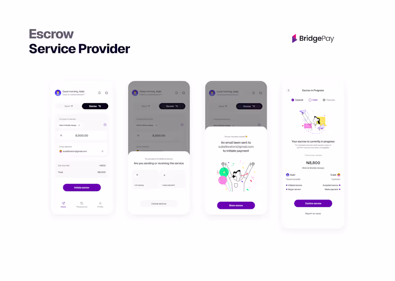 Cover image for Product design for BridgePay, a