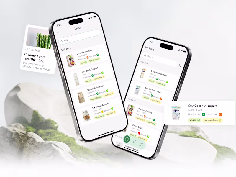 Cover image for UI/UX Design for Eco Scanner App