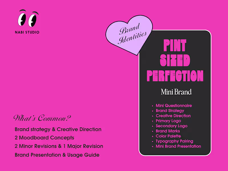 Cover image for Pint Sized Perfection ~ Mini Brand Package 