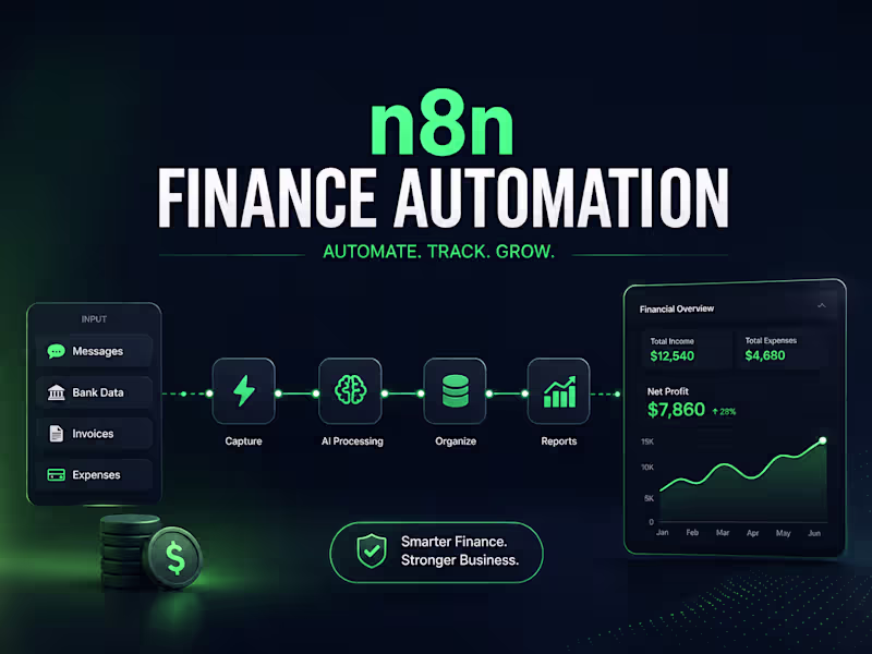 Cover image for n8n Finance Automation System