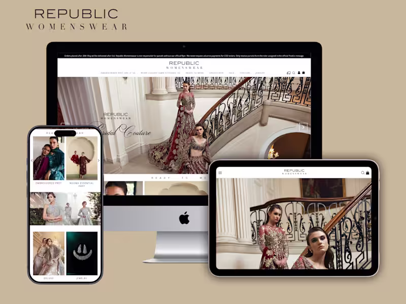 Cover image for Republic Womenswear | Shopify Theme & Custom Liquid Build