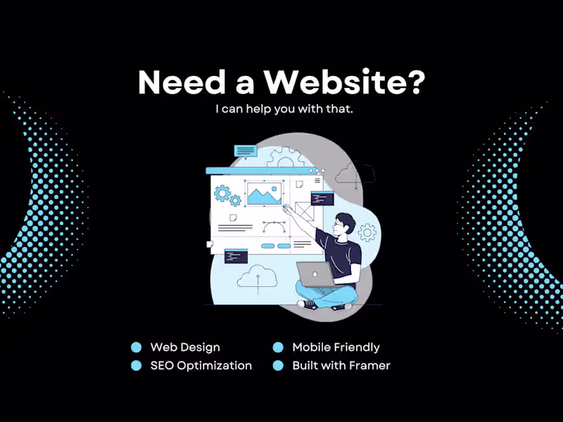 Cover image for Professional website to fit your needs.