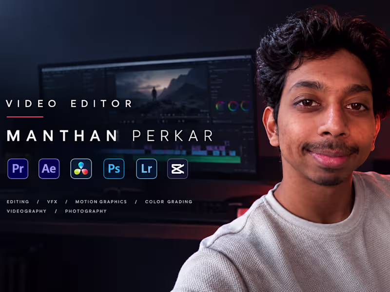 Cover image for i will professionally edit your videos 