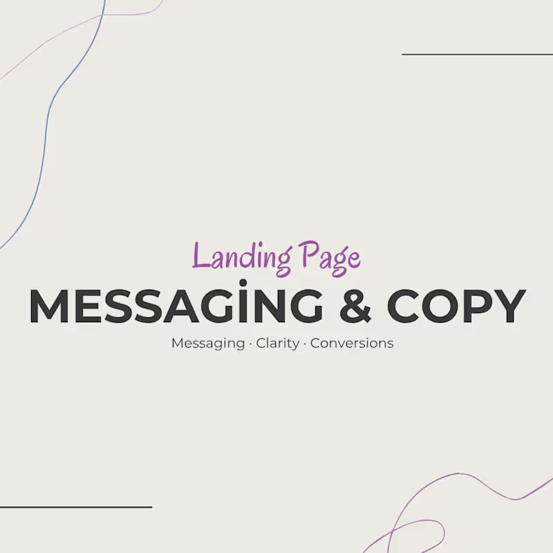 Cover image for Landing Page Copy