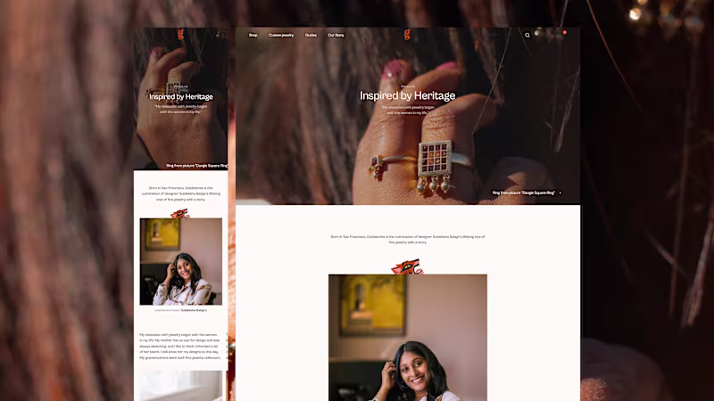 Cover image for GoldStories: Jewelry E-Commerce Website