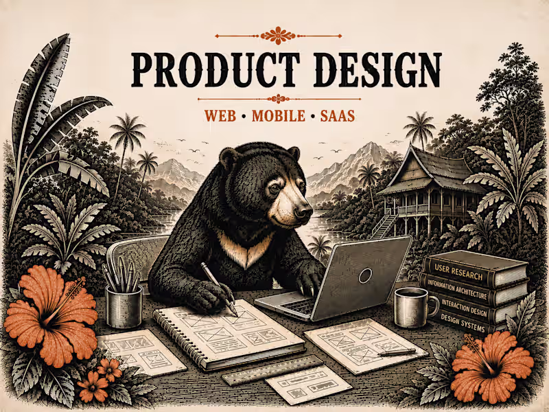 Cover image for Product Design for SaaS, B2B & Web Applications
