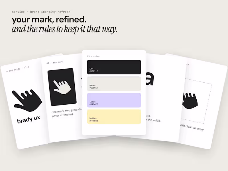 Cover image for Brand identity refresh: logo, guide and files