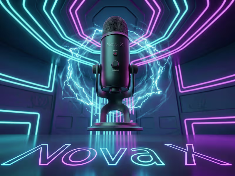 Cover image for Cool dynamic Mic specs Ad