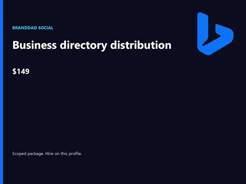 Cover image for Business directory distribution