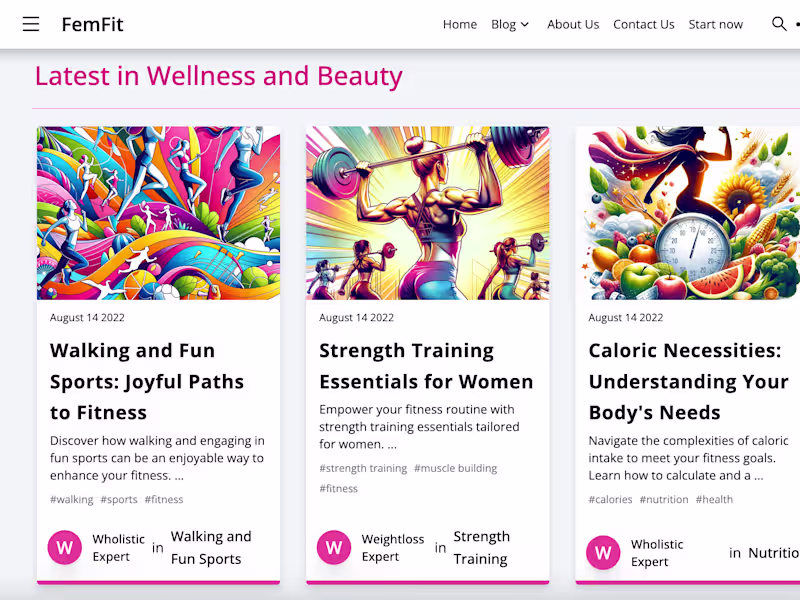 Cover image for FemFit - Your Wellness Revolution