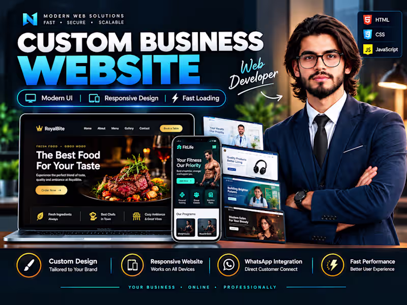 Cover image for Professional Business Website Development