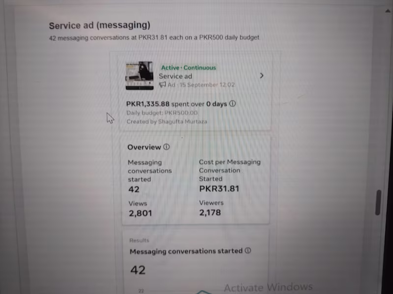 Cover image for Meta Ads Service Client Acquisition