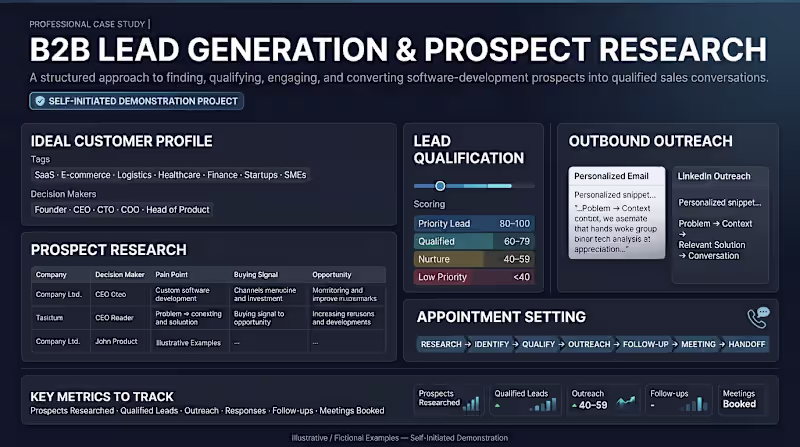 Cover image for B2B Lead Generation & Prospect