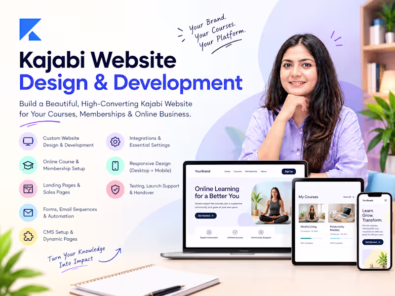 Cover image for Kajabi Website Design & Development