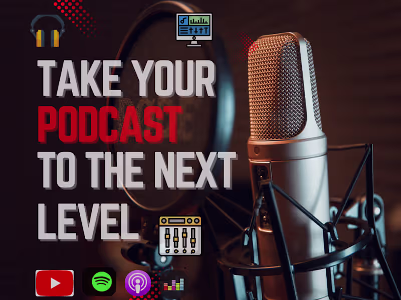 Cover image for Professional audio post-production for podcasts and films.