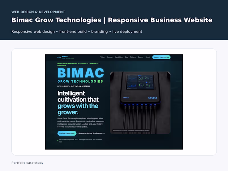 Cover image for Designed, built, and launched a