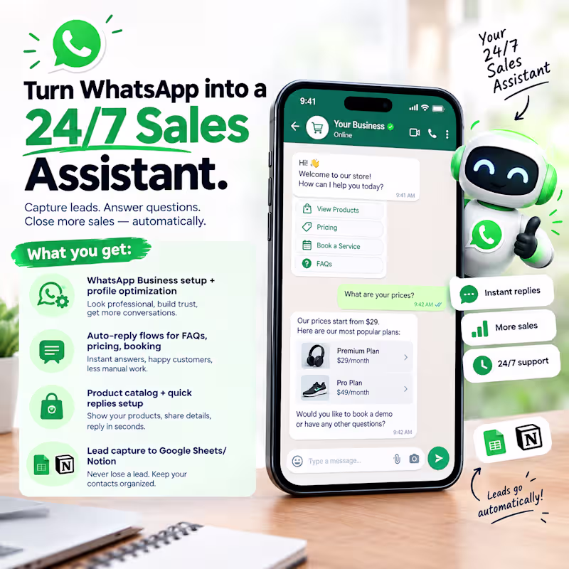 Cover image for Turn WhatsApp into a 24/7