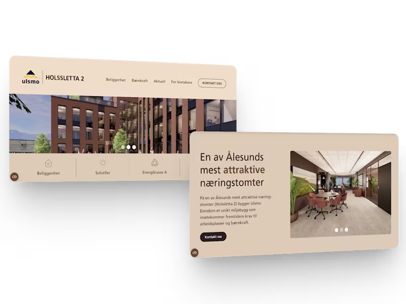 Cover image for Sustainable Commercial Property Promotion Site