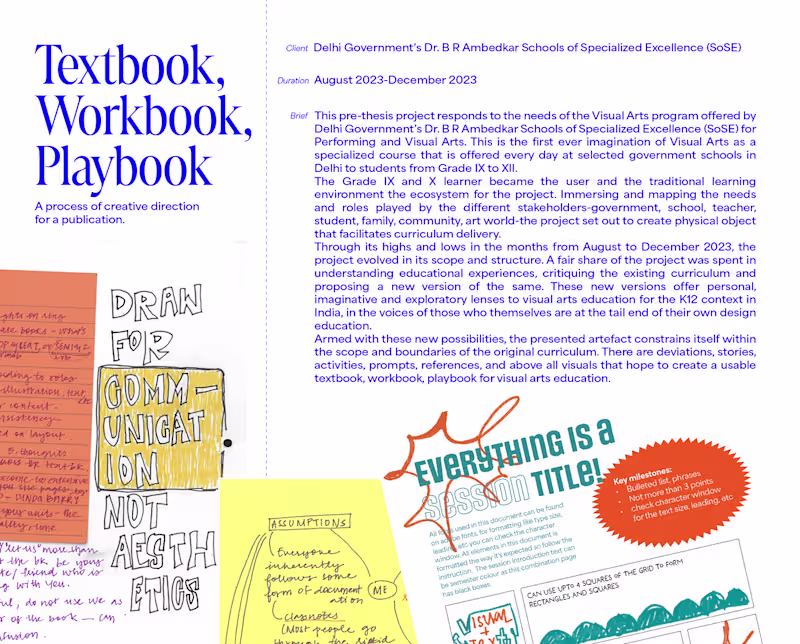 Cover image for Textbook, Workbook, Playbook | Creative Direction :: Behance