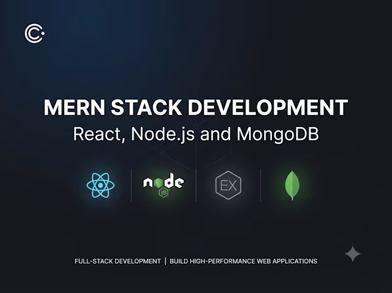 Cover image for MERN Stack Development: React, Node.js and MongoDB