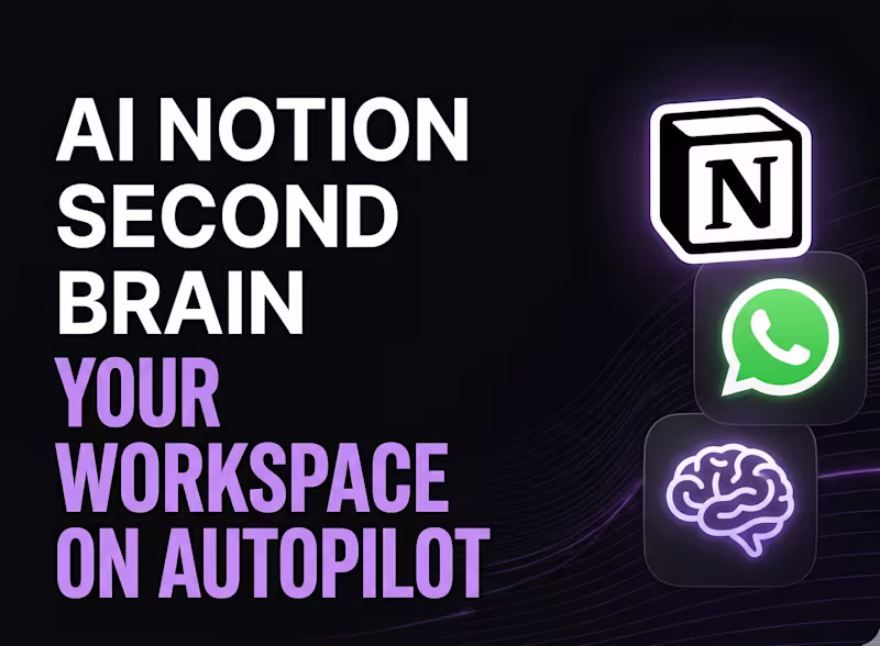 Cover image for AI-Powered Notion Second Brain & OS