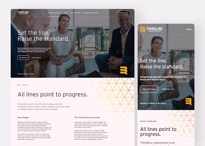 Cover image for Landing Page Development for Thirdline