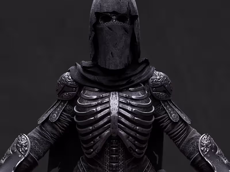 Cover image for Female Necromancer Armor for Unreal Engine