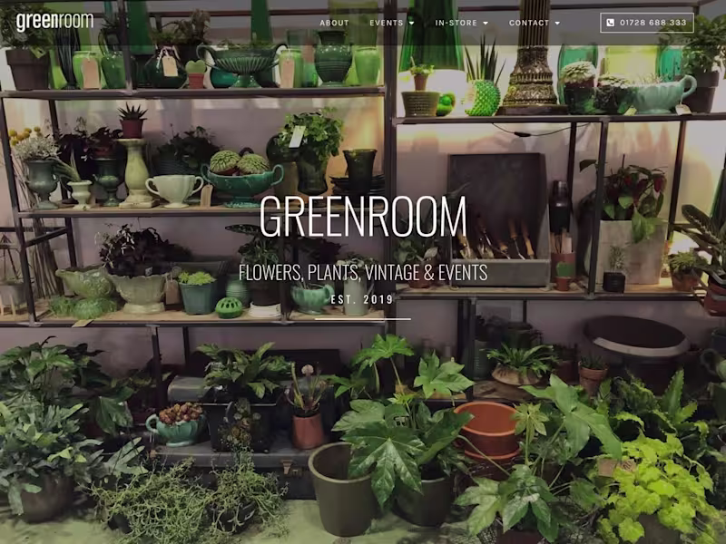 Cover image for Garden Center Website