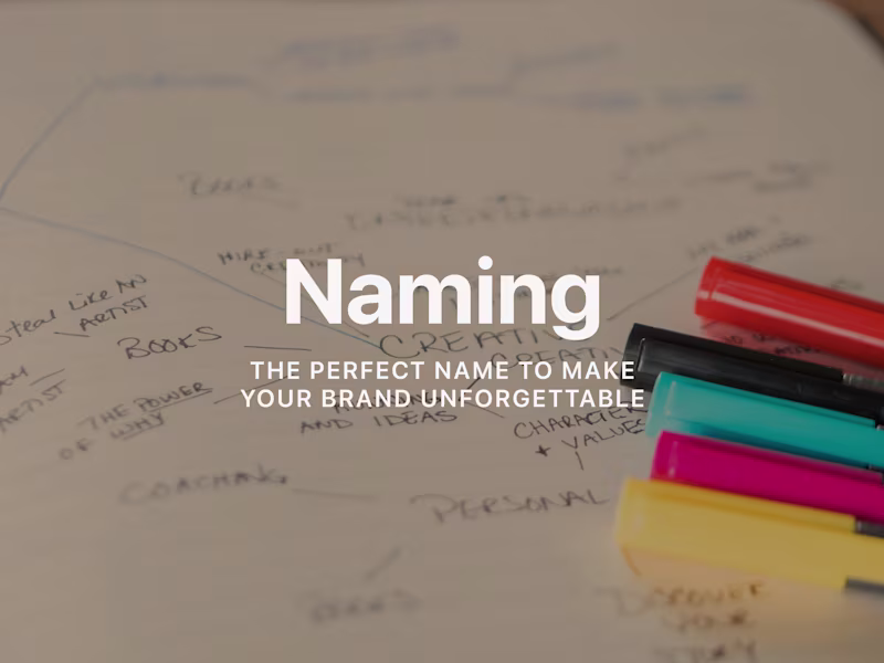 Cover image for Brand Naming That Sticks 👊🏼