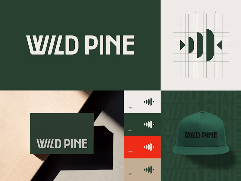 Cover image for Wild Pine Logo Exploration & Icon Design