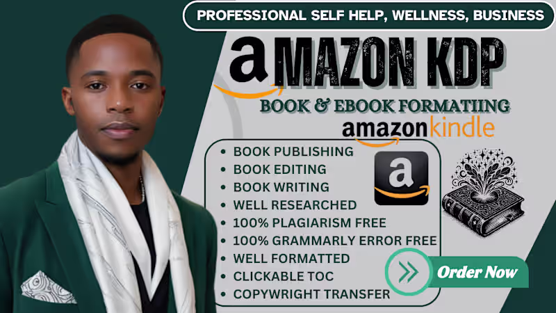Cover image for ebook writer, ghostwriter, children book, self help, romance,
