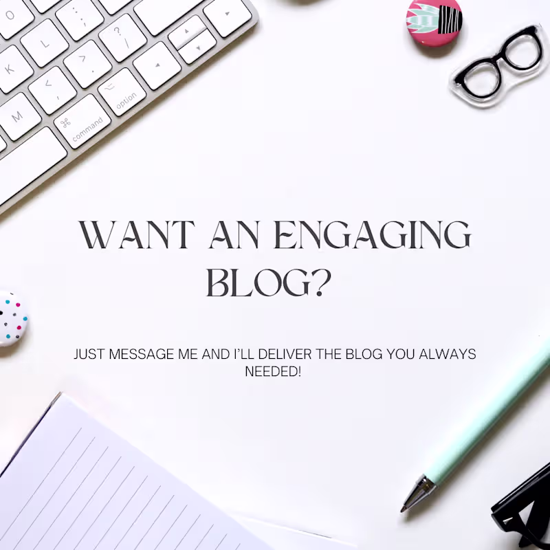 Cover image for Blog Writing | Research-Driven & Engaging Content