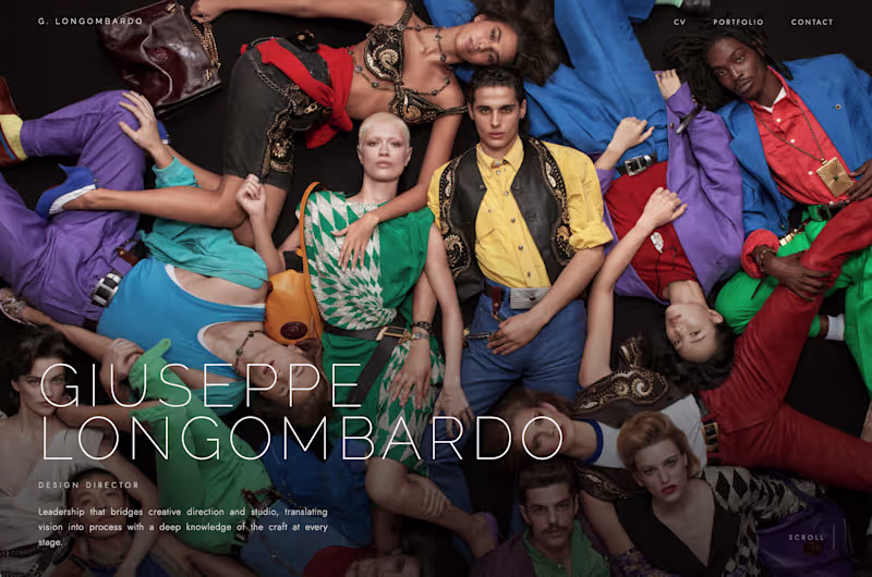 Cover image for Portfolio website for an international