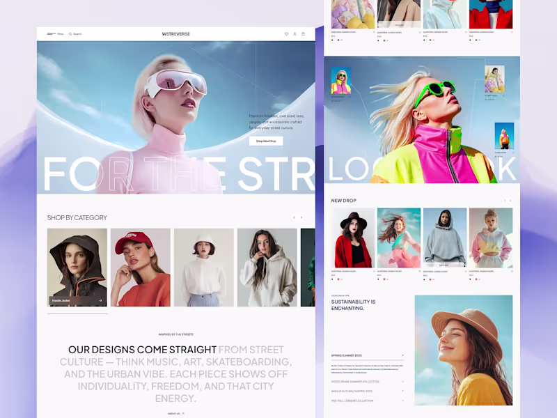 Cover image for WSTREVERSE — Fashion E-commerce Experience