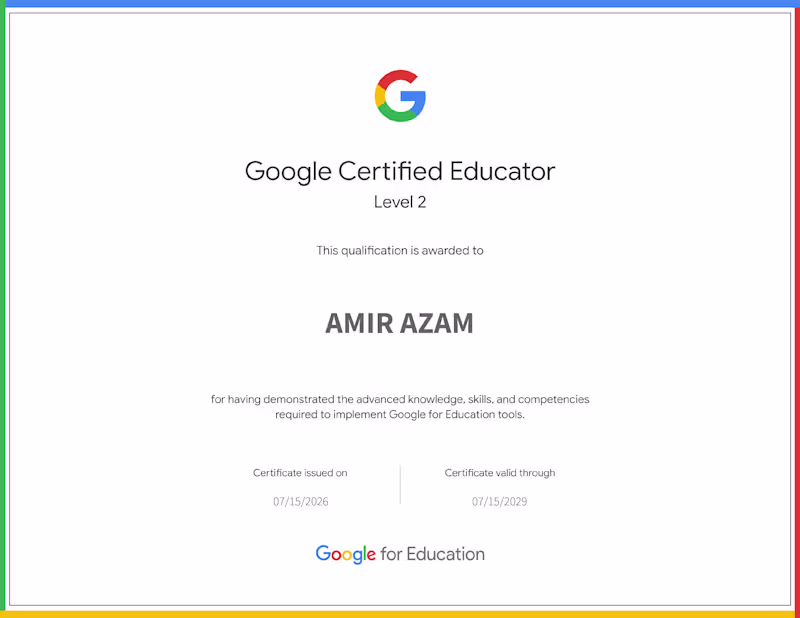 Cover image for Google for Education – Certified