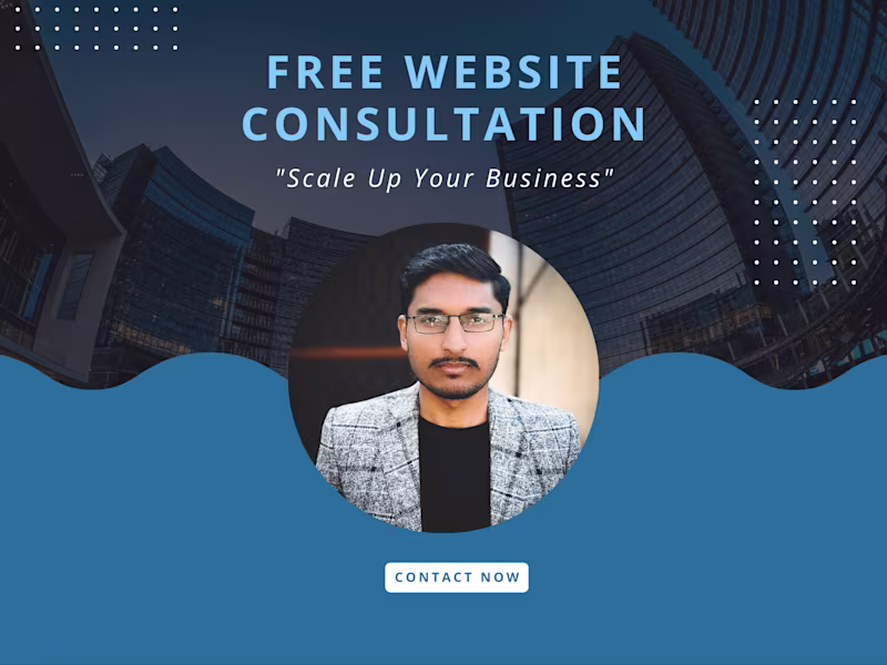 Cover image for Free website design and development consultation 